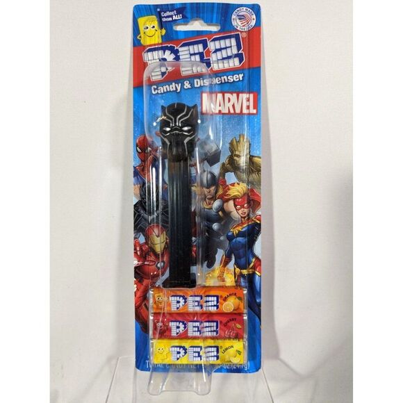 Marvel Pez Black Panther Candy and Dispenser - Picture 1 of 4